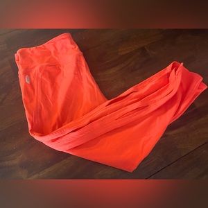 Neon cropped leggings